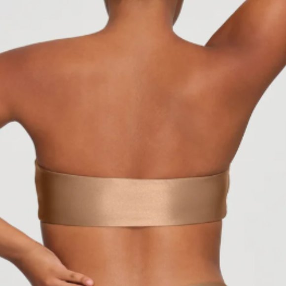 SKIMS -- SHINE JERSEY BANDEAU, SIENNA -- NWT - Picture 3 of 6